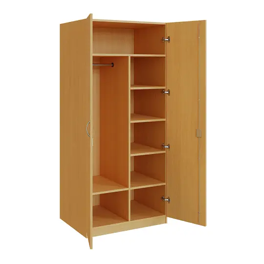 Q 23-80 skříň šatní, 2-dvéřová, 800x600x1800mm, buk royal